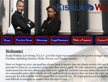 Tablet Screenshot of kisala-law.com